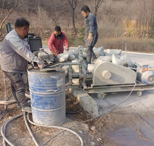 兴安路面下沉注浆
